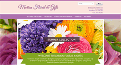 Desktop Screenshot of marionfloral.com